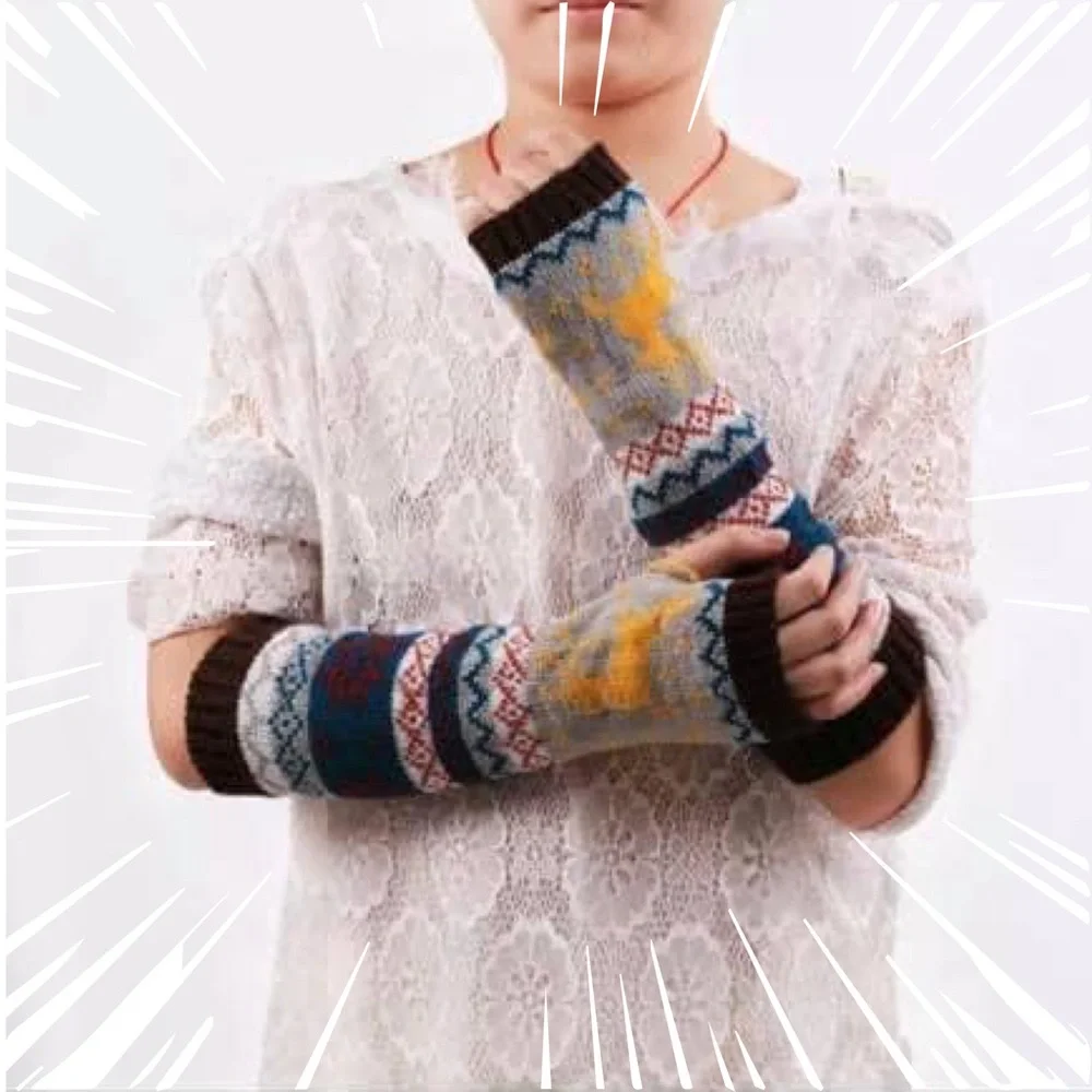 Women’s Arm Warmer Fingerless Gloves Not Tag New